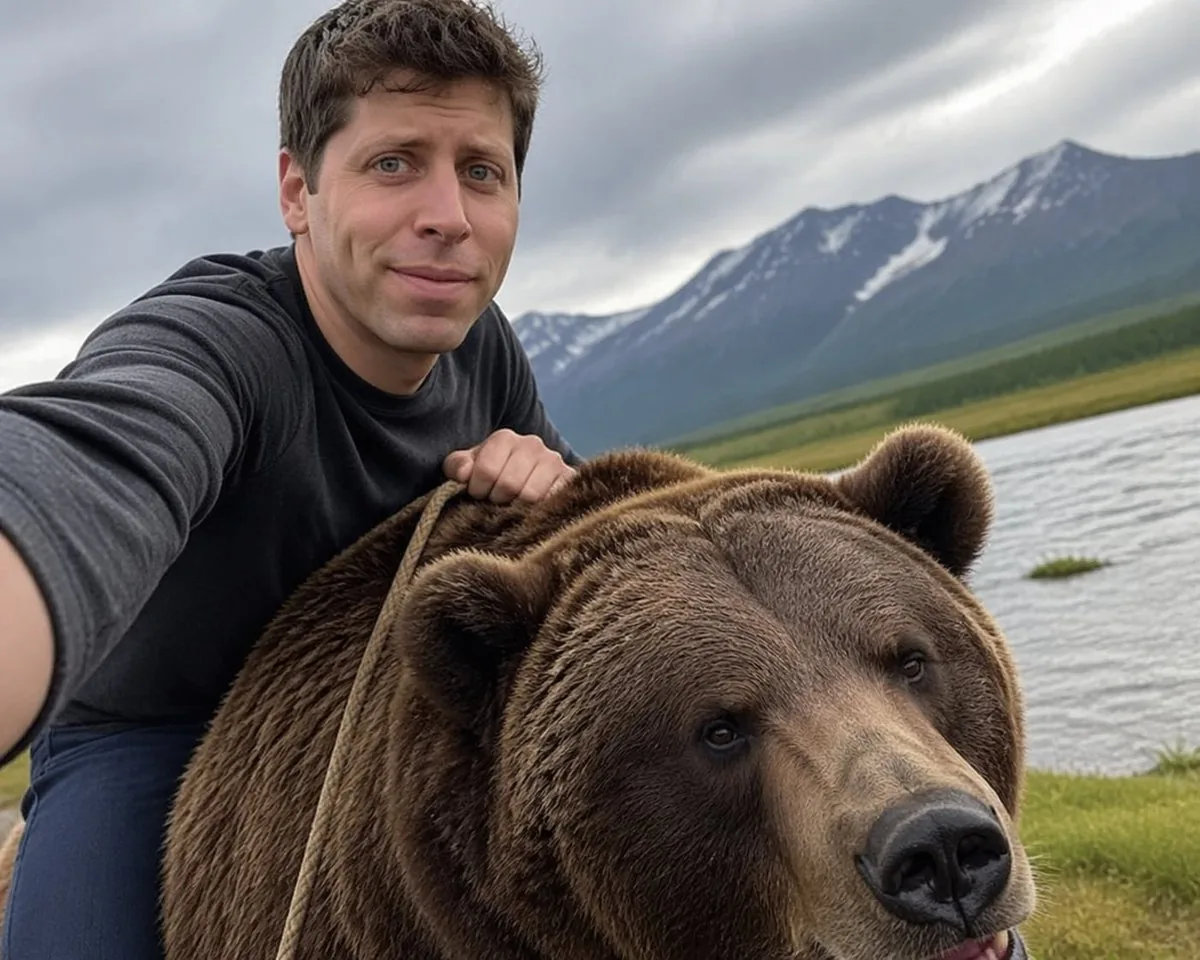 Sam Altman 熊自拍