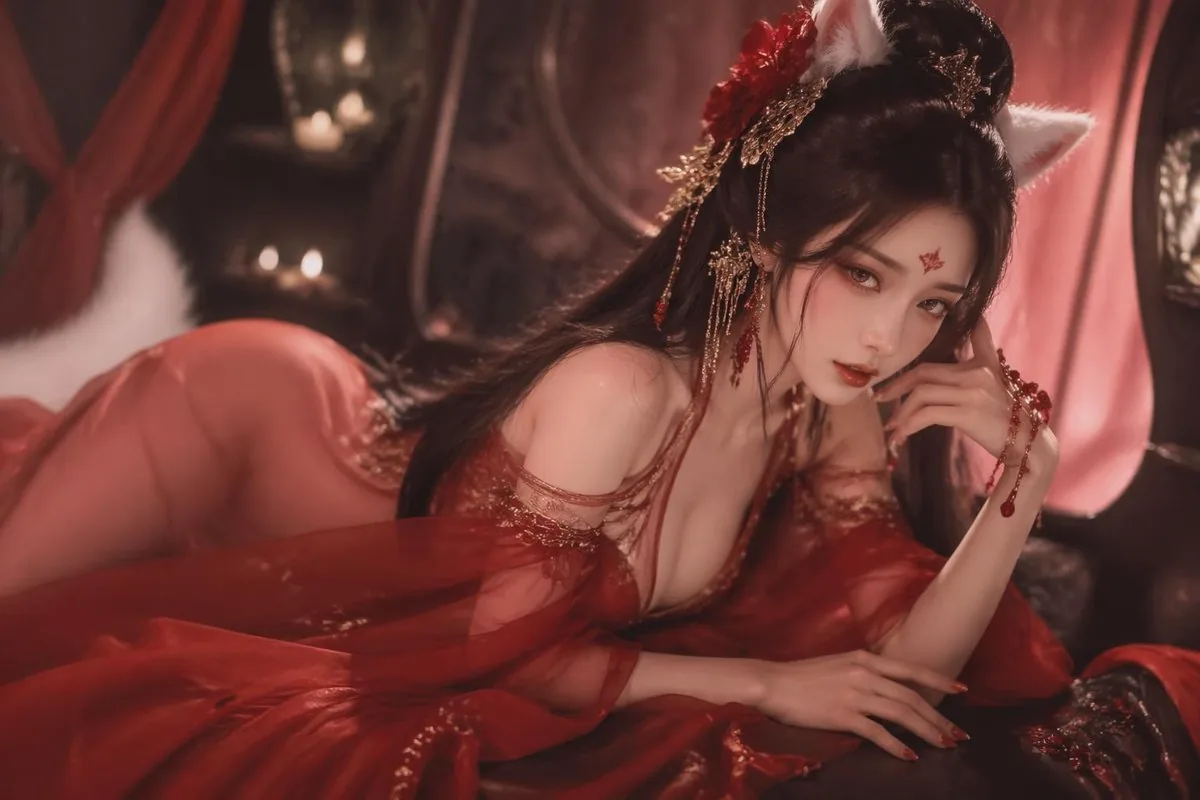 苏妲己古风魅惑人像