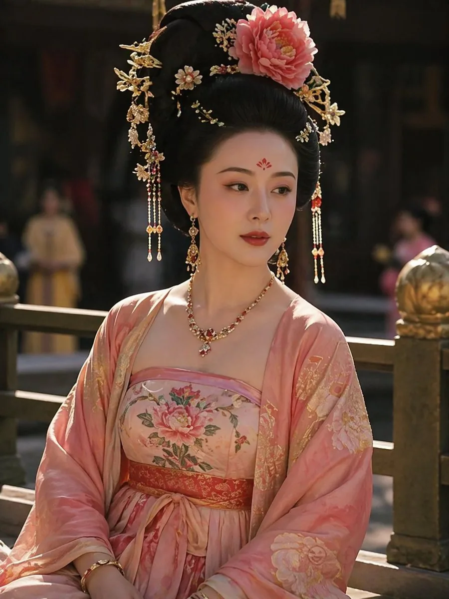 历史感杨贵妃写实人像