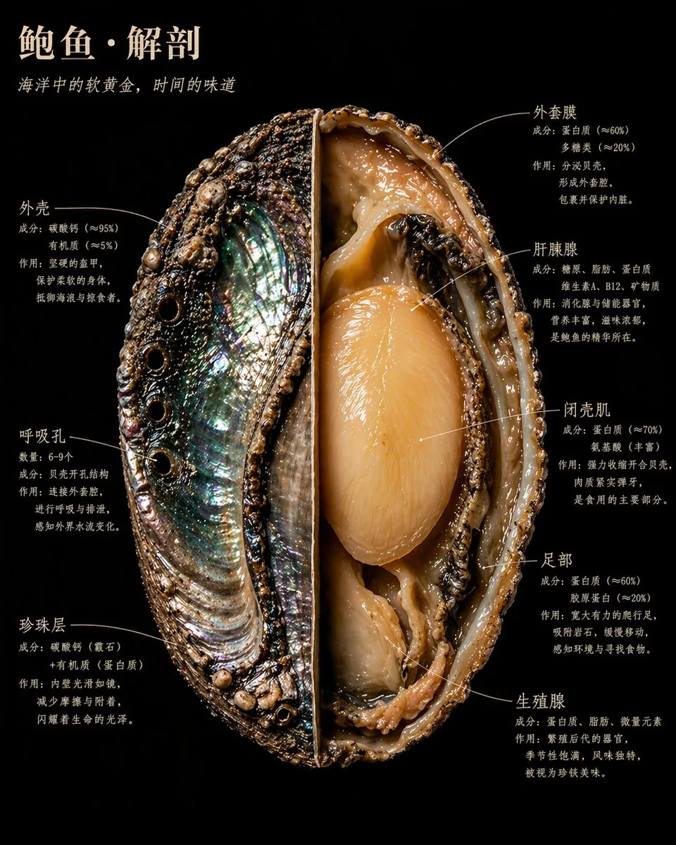 自然志风食物标本剖面