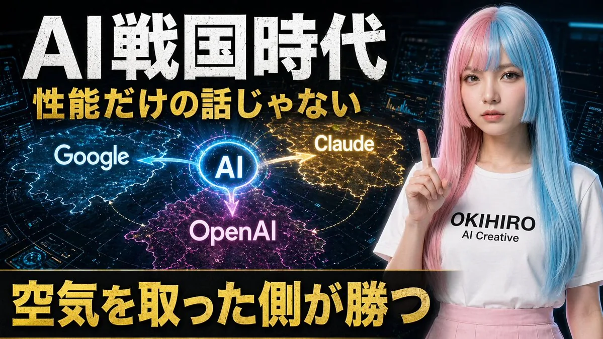 日式 AI 对战 YouTube 缩略图