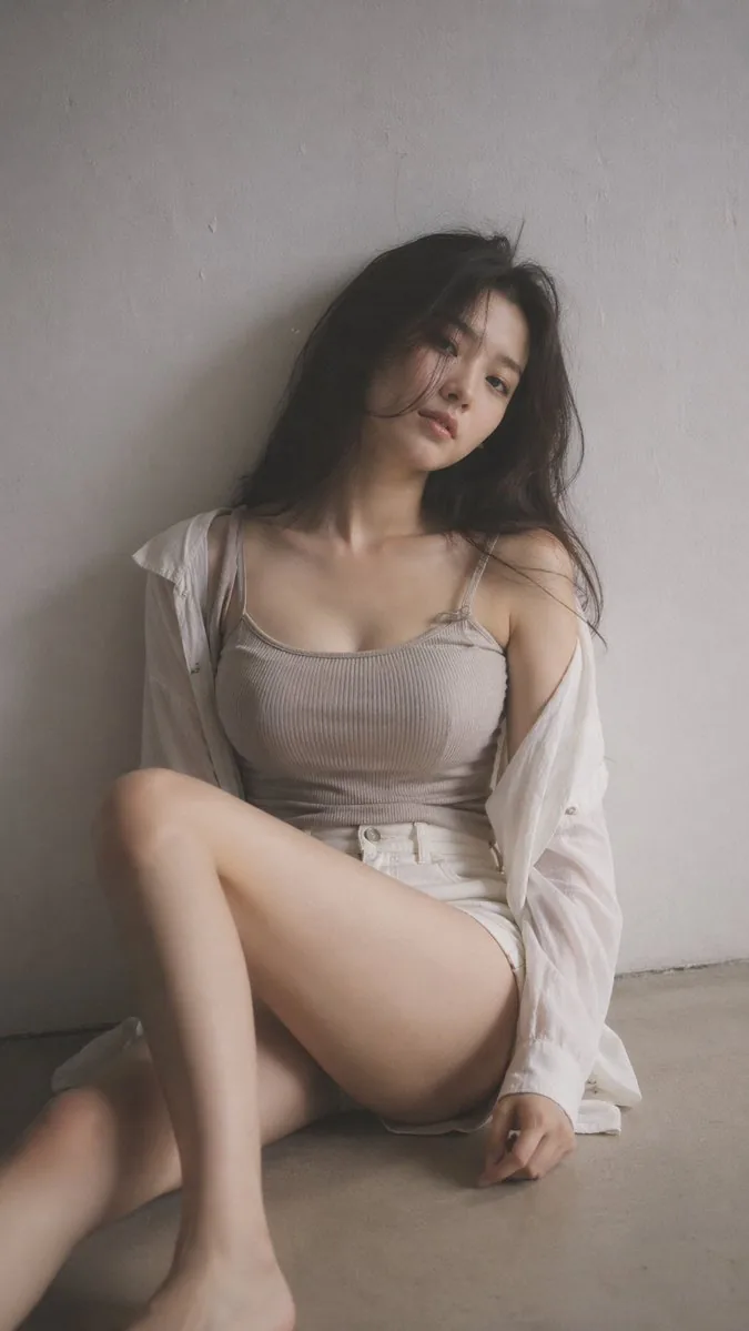 柔黑雾编辑风人像