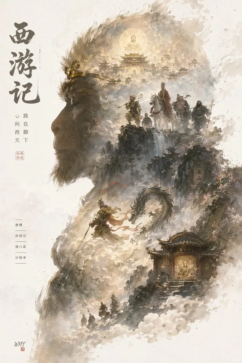 史诗剪影世界海报