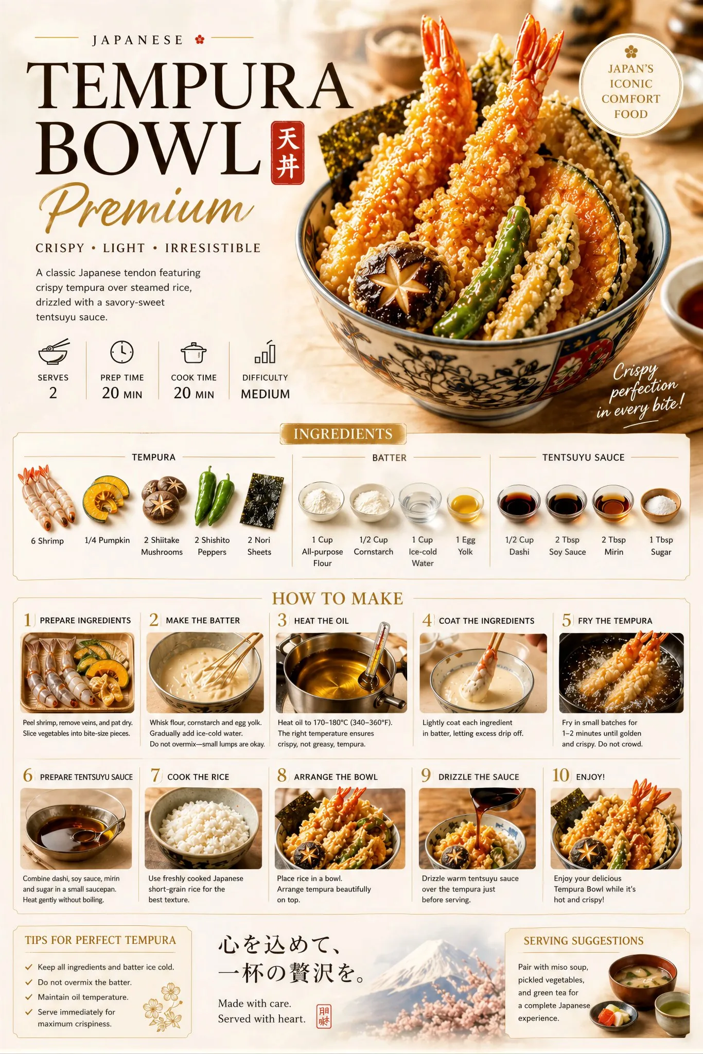高端食谱海报优雅版式