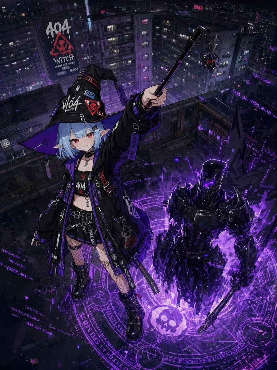 赛博朋克 404 女巫召唤