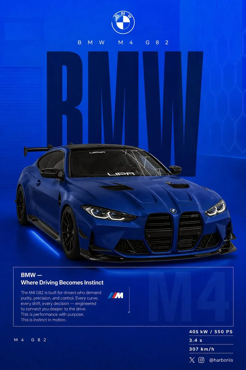 BMW Performance Social 海报